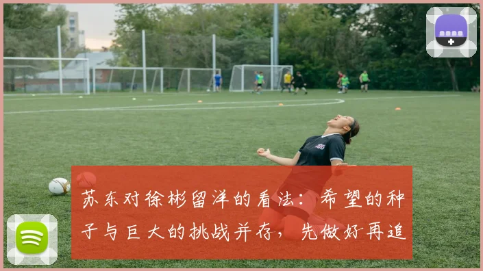 苏东对徐彬留洋的看法：希望的种子与巨大的挑战并存，先做好再追求完美